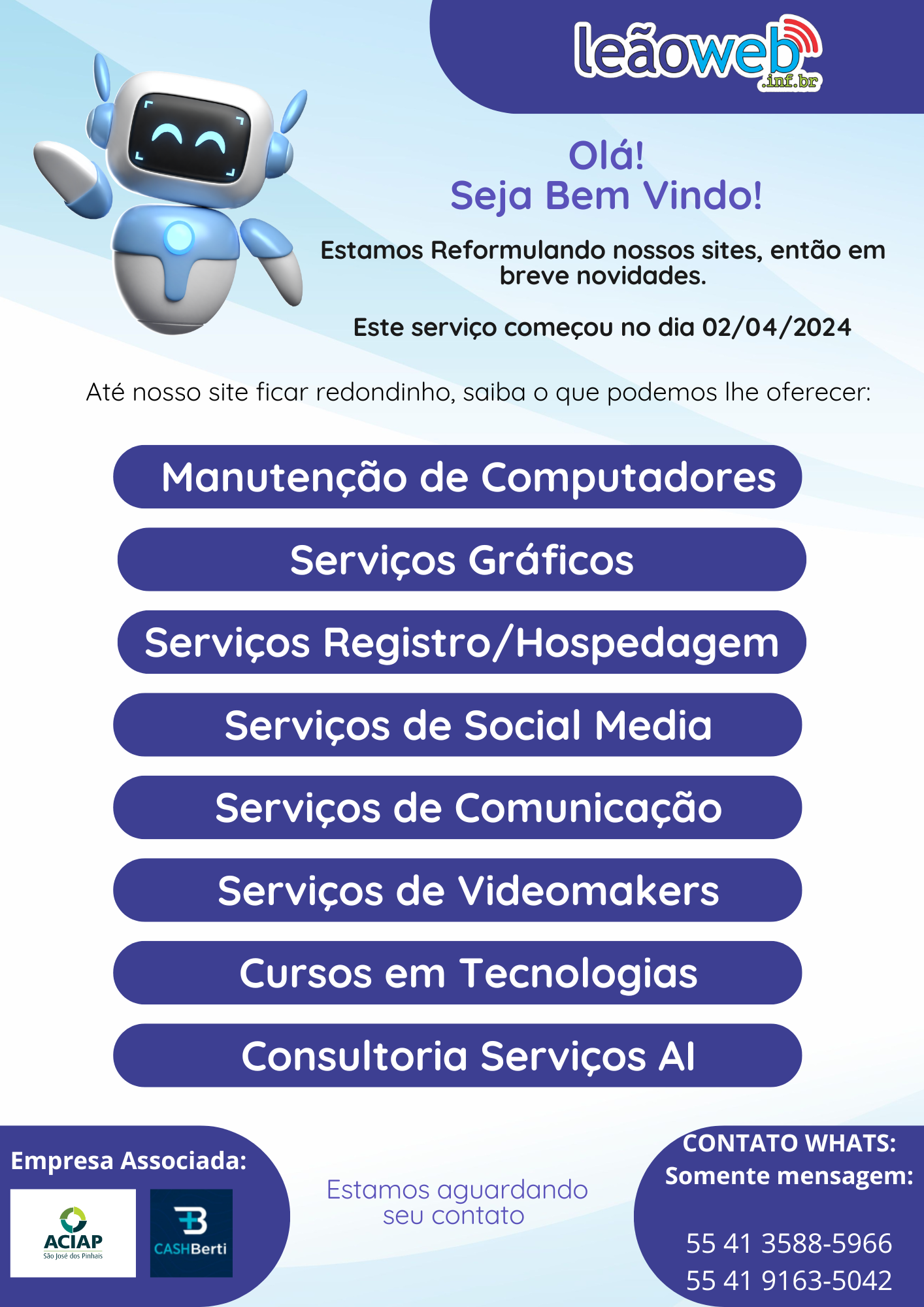 SITE EM MANUTENÇÃO